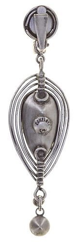 Kép Earring clip dangling Amazonia Green  size S