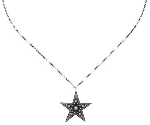 image for Necklace Pendant Dancing Star White  size L