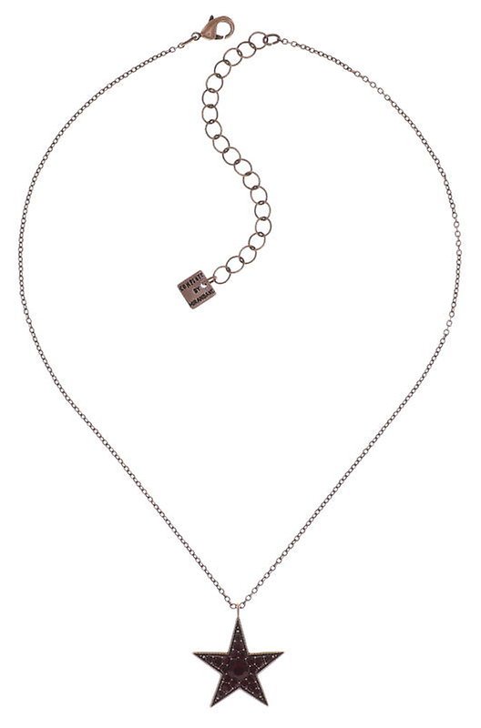 image for Necklace Pendant Dancing Star Red  size L