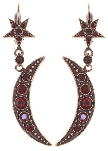 image pour Boucles d'oreilles Eurowire pendantes Sky Lights Rouge  