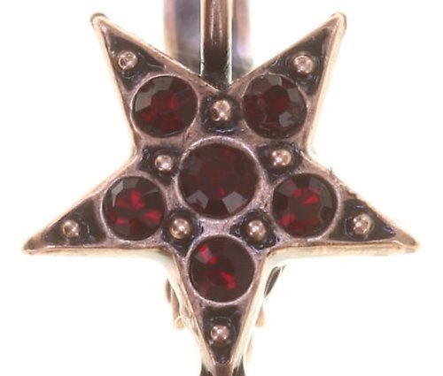 image for Earring Eurowire Dangling Sky Lights Red  