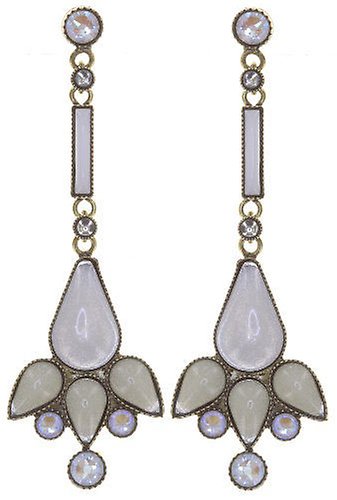 image for Earring Stud Dangling Geisha Innocent For Now white 