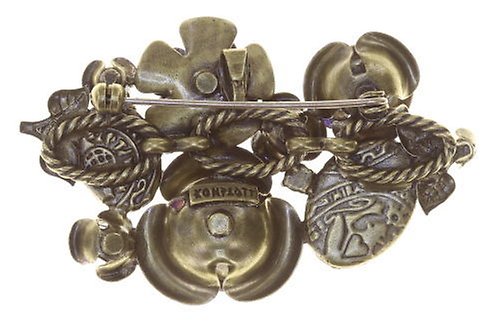 image for Brooch They Call Me The Wild Rose Beige  