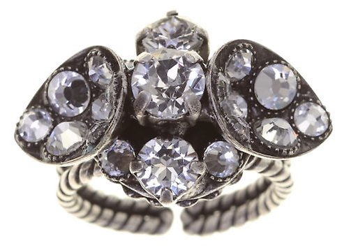 image for Ring Tears of Joy crystal pure crystal size S