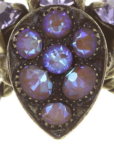 image for Ring Tears of Joy Brown crystal cappucci size S