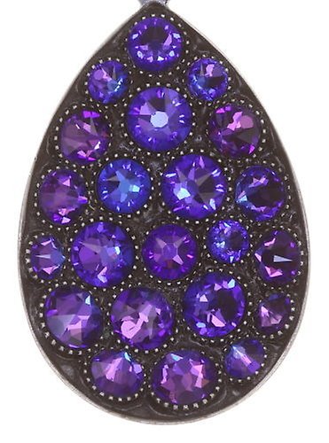 image pour Clou d'oreille pendant Tears of Joy Lila crystal heliotrope size L