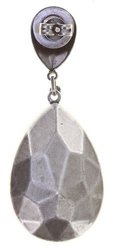 image pour Clou d'oreille pendant Tears of Joy Lila crystal heliotrope size L