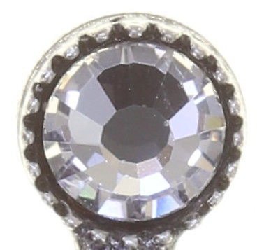 image for Earring stud dangling Tears of Joy crystal pure crystal size M