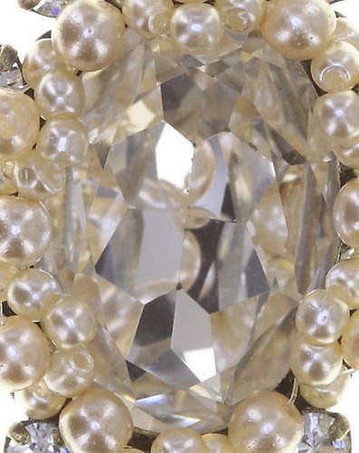 Kép Earring stud Kaleidoscope Illusion White  size L