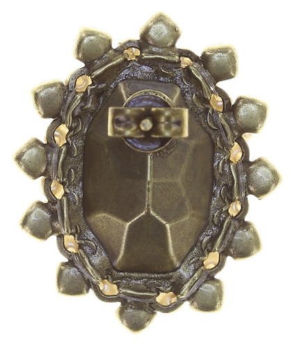 Kép Earring stud Kaleidoscope Illusion White  size L