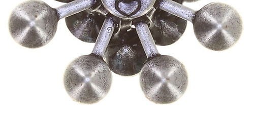 image pour Clou d'oreille Magic Fireball Bleu  Classic Size (21mm Ø)