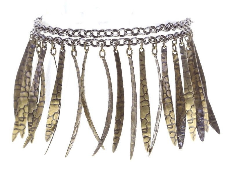 image pour Bracelet / Chevillière Global Glam crystal on brass  