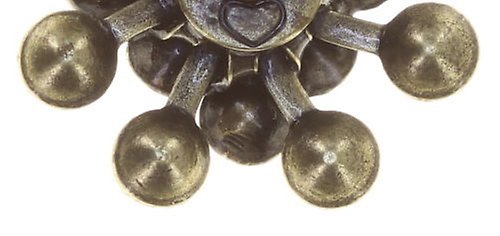 image for Earring Stud Magic Fireball Grey  mini