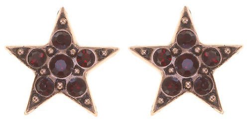 image pour Clou d'oreille Dancing Star Rouge  size XS