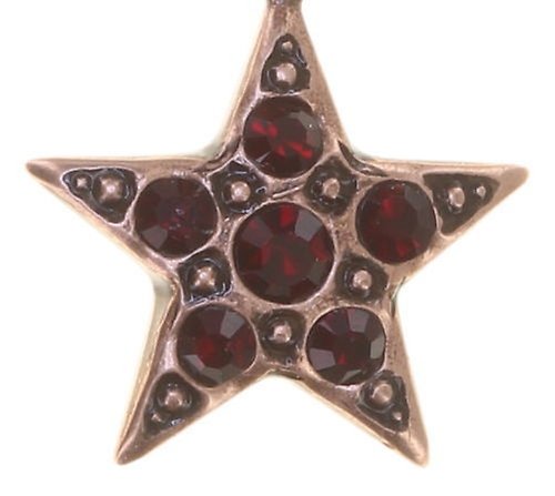 image for Earring Eurowire Dangling Sky Lights Red  