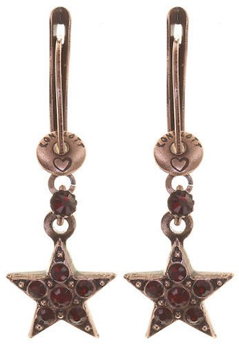 image for Earring Dangling Dancing Star Red  size XS