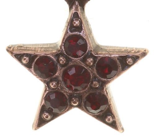image for Earring Dangling Dancing Star Red  size XS