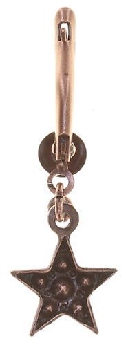 image for Earring Dangling Dancing Star Red  size XS