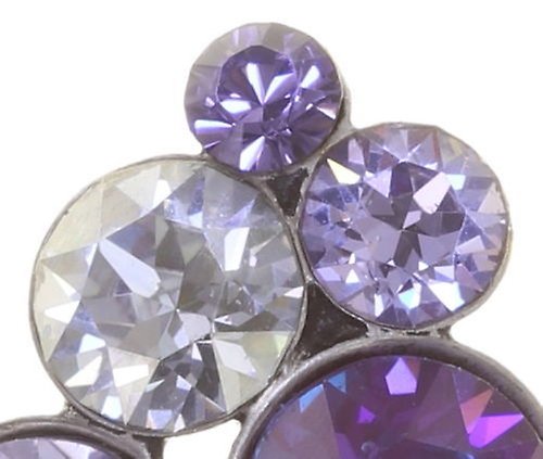 image for Earring Stud Petit Glamour Lila  