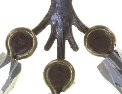 image pour Clou d'oreille pendant Daily Desire Marron / Vert crystal iridescent green 