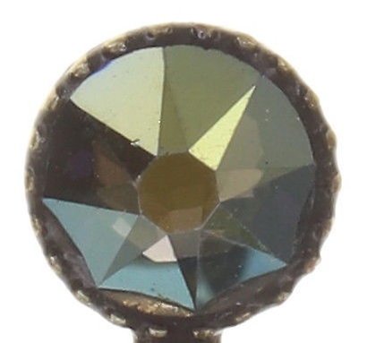 image pour Clou d'oreille pendant Daily Desire Marron / Vert crystal iridescent green 