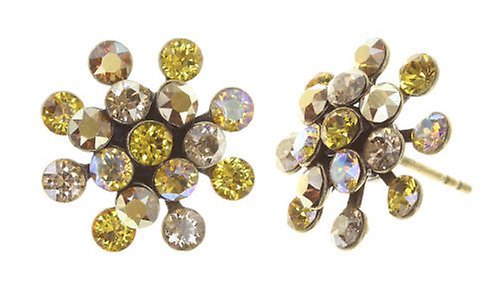 image for Earring Stud Magic Fireball Golden Yellow Yellow mini