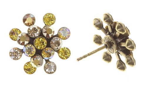 image for Earring Stud Magic Fireball Golden Yellow Yellow mini