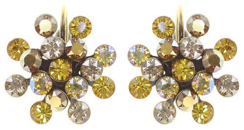 image for Earring Eurowire Magic Fireball Golden Yellow Yellow mini