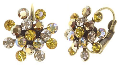 image for Earring Eurowire Magic Fireball Golden Yellow Yellow mini