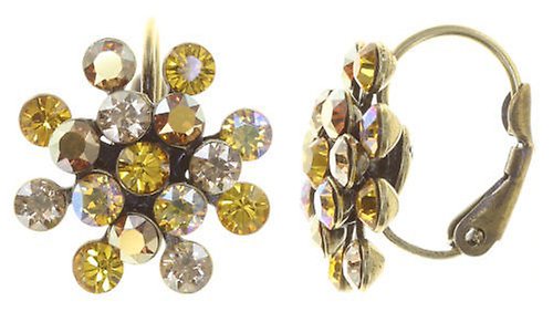 image for Earring Eurowire Magic Fireball Golden Yellow Yellow mini