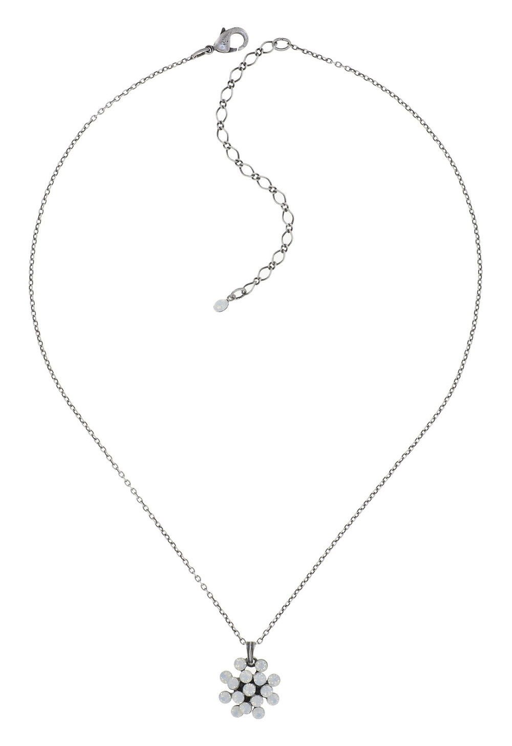 image pour Collier pendant Magic Fireball Blanc / Gris white opal mini