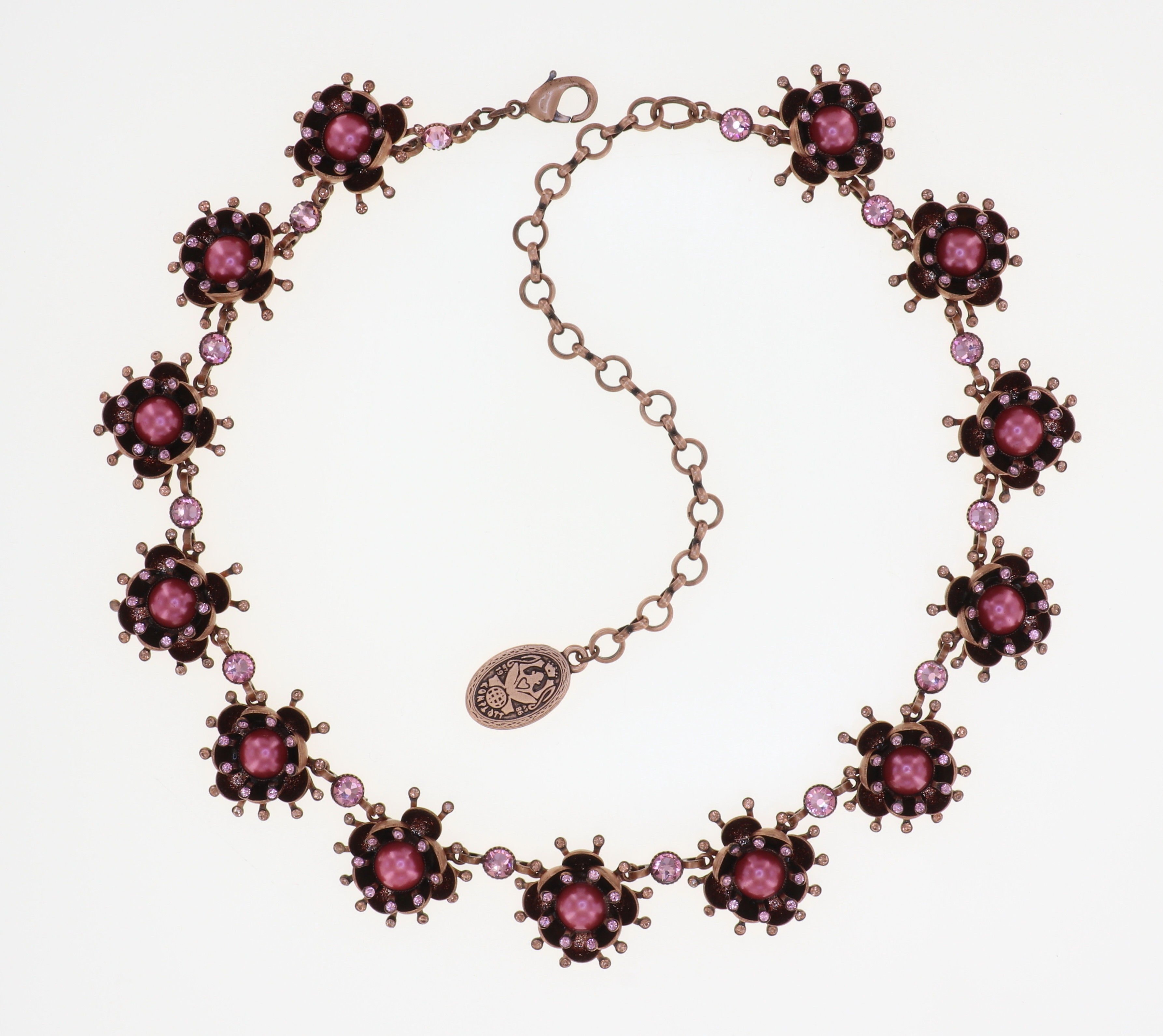 image pour Collier Collier Petit Fleur de Bloom Délice Rose Pink 
