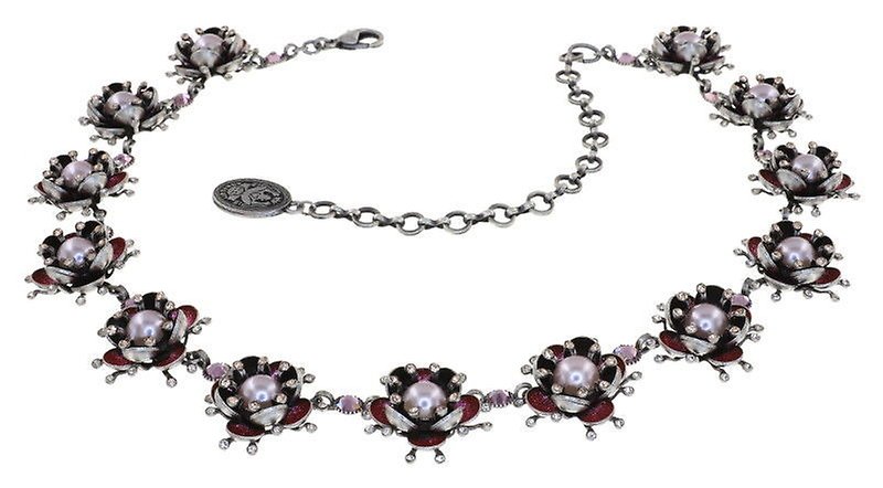 image pour Collier Collier Petit Fleur de Bloom Baiser Rosé Beige 