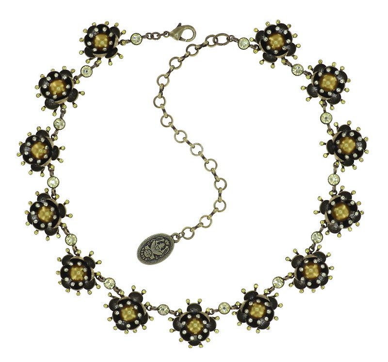 image pour Collier Collier Petit Fleur de Bloom Lumière Jaune Yellow 