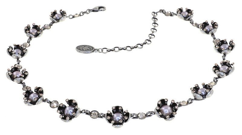 image pour Collier Petit Fleur de Bloom Baiser Rosé Beige 