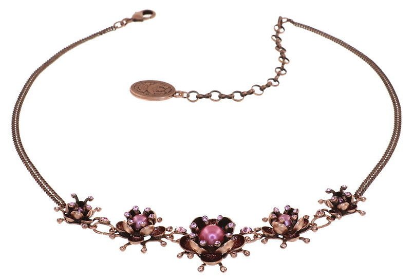 image pour Collier Petit Fleur de Bloom Délice Rose Pink 