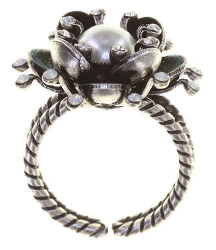 image for Ring Petit Fleur de Bloom Dragonfly white 