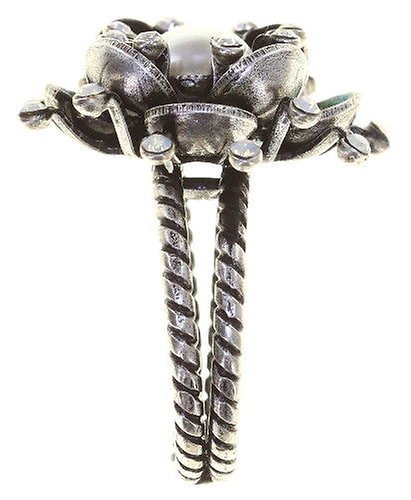 image for Ring Petit Fleur de Bloom Dragonfly white 