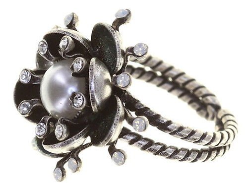 Bild für Ring Petit Fleur de Bloom Libelle Weiß 