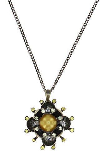 image pour Collier pendant Petit Fleur de Bloom Lumière Jaune Yellow 