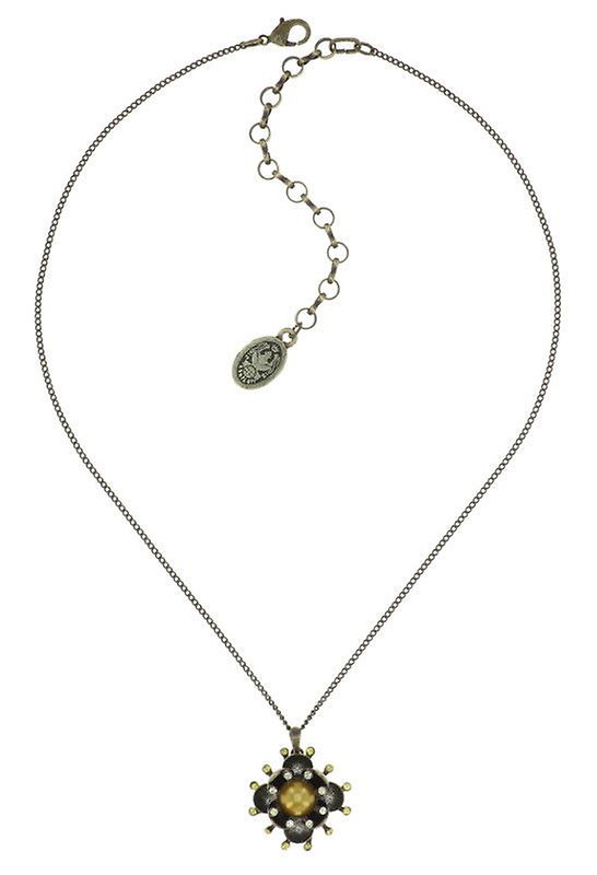 image pour Collier pendant Petit Fleur de Bloom Lumière Jaune Yellow 