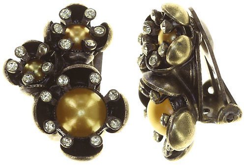 Bild für Ohrringe mit Clip Petit Fleur de Bloom Gelbes Licht Gelb 