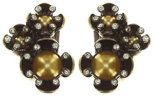 image for Earring clip Petit Fleur de Bloom Yellow Light Yellow 