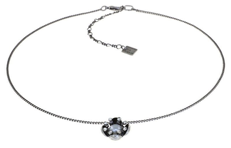 image for Necklace Pendant Petit Fleur de Bloom Dragonfly white 