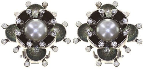 image for Earring Clip Petit Fleur de Bloom Dragonfly white 