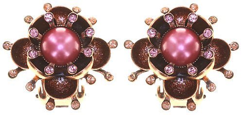 image for Earring Clip Petit Fleur de Bloom Pink Delight Pink 