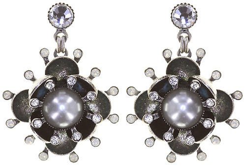 image pour Clou d'oreille pendant Petit Fleur de Bloom Libellule white 