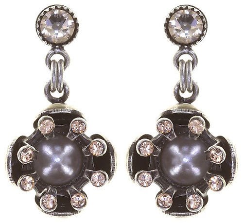 image for Earring Stud Dangling Petit Fleur de Bloom Rosy Kiss Beige 