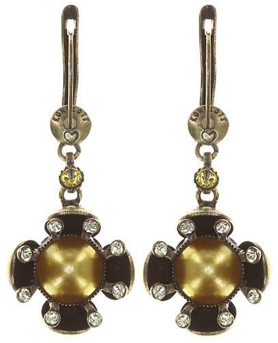 image for Earring Dangling Petit Fleur de Bloom Yellow Light Yellow 