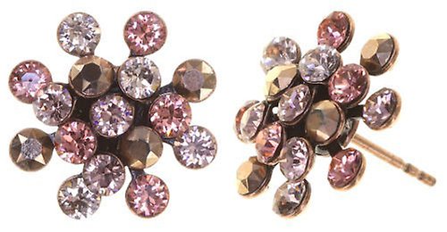 image for Earring stud Magic Fireball Blushed Rose Beige mini
